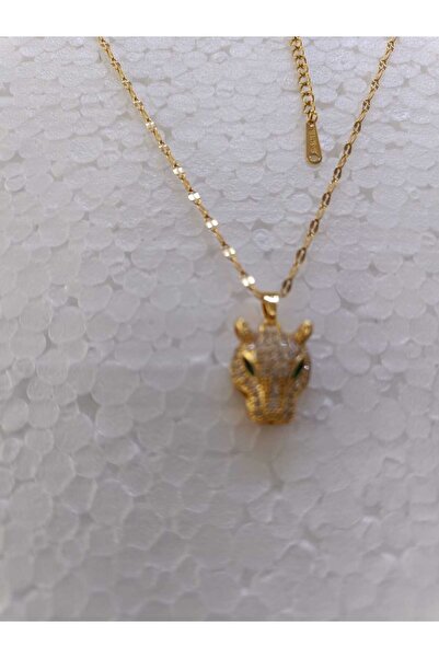 Durak Home قلادة من الفولاذ على شكل رأس ذئب