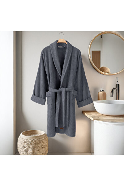 Altınbaşak Μπουρνούζι Verto 100% βαμβακερό Unisex Indigo