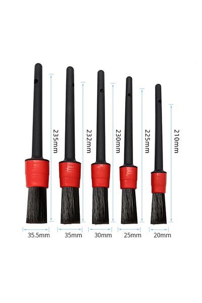 Choice Set 1 5Pcs Car Cleaning Brush Kit Soft Bristle Detail Brushes For Car Motorcycle Detailing Brush Set