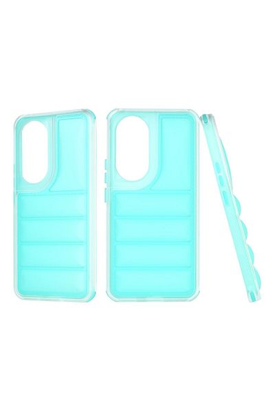 Rao Husa compatibila cu Honor 90, Ultimate, Wave Shield, R86, Plastic, Turquoise