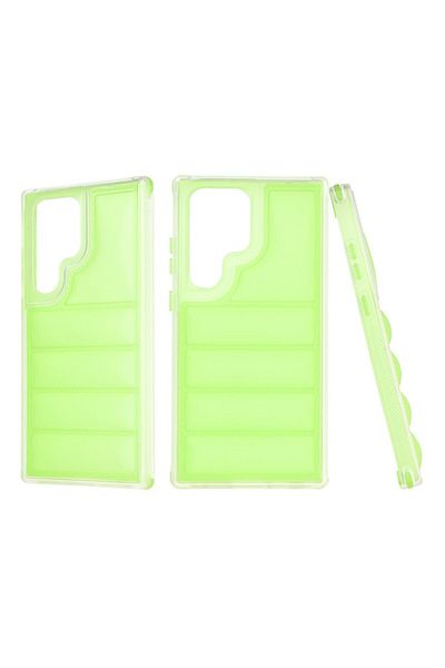 Rao Husa compatibila cu Samsung Galaxy S23 Ultra, Protection, Wave Shield, M63, Plastic, Intense Gre