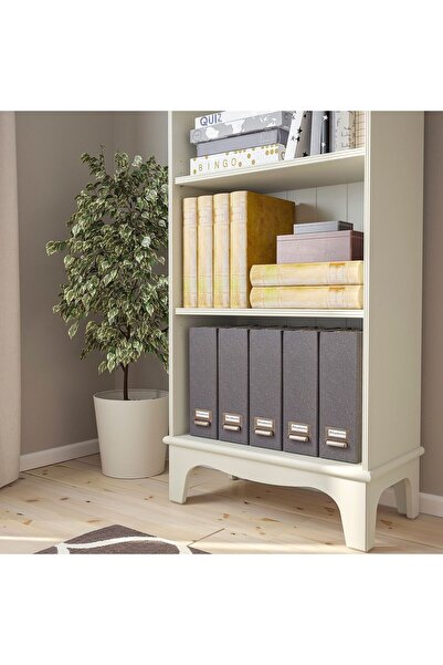 IKEA kitaplık, açık bej, 65x199 cm