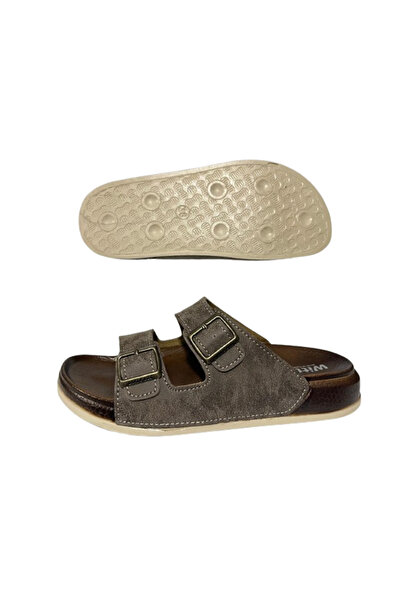 Witta Unisex Beige Orthopedic Slippers