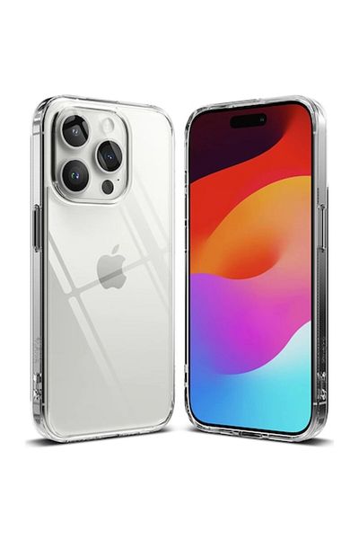 Rao Carcasă compatibilă pentru iPhone 15 Pro, Ultimate, Ringke Fusion, D46, Premium Lexgard, Transparentă