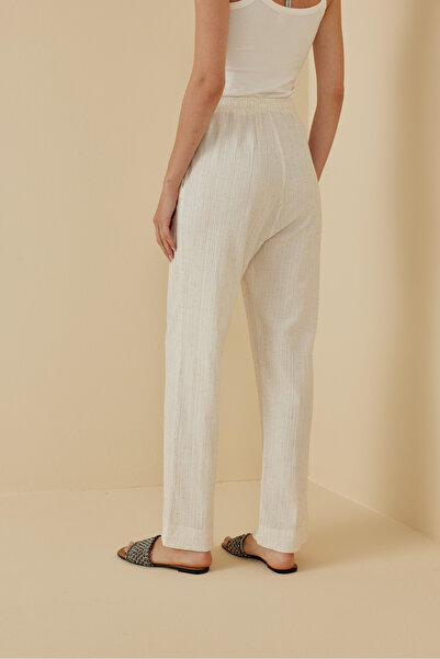 Fahhar Bürümcük Trousers Ecru