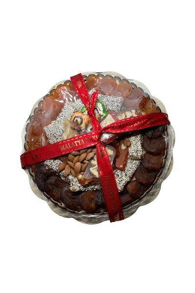 FM Traditional Gift Malatya Apricot and Nut Plate – Natural Snack Set with Special Packaging