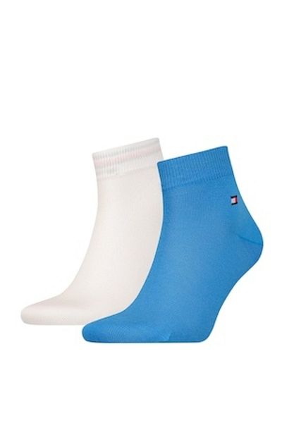 Tommy Hilfiger , Set of 2 Short Socks, White, Blue, Size 39-42