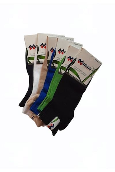 Mara Socks Set 6 perechi șosete bărbătești din bambus, cu croială joasă, multicolore, EU 41-44