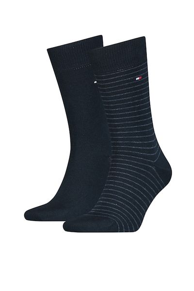 Tommy Hilfiger , Set de sosete lungi - 2 perechi, Bleumarin inchis, 39-42