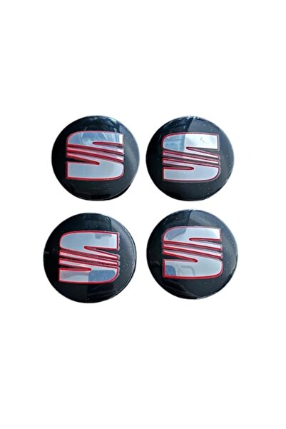 MAF Set de 4 capace de roată 57 mm exterior, 54 mm interior, roșii - compatib...