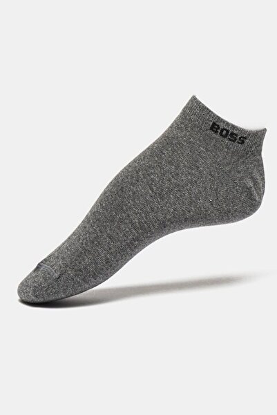 BOSS , Set of ankle socks - 2 pairs, Dark gray melange, Size 43-46