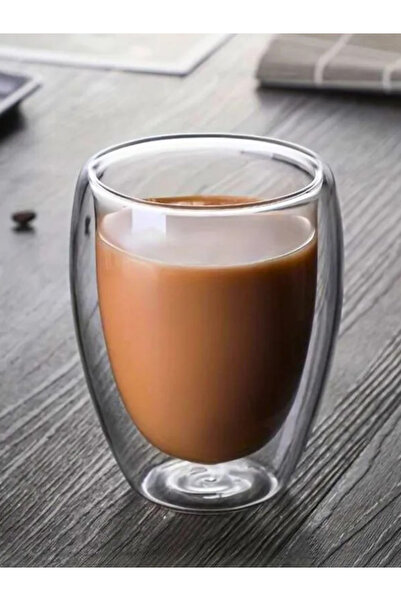 HERA Set of 2 double-walled thermo-insulating coffee glasses, Hera, 350 ml