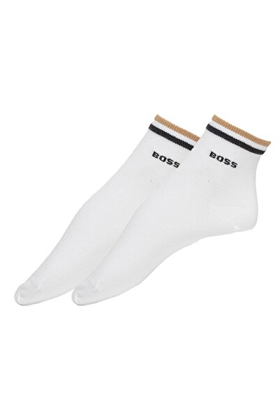 BOSS , Set of Short Socks - 2 Pairs, White, Size 40-46