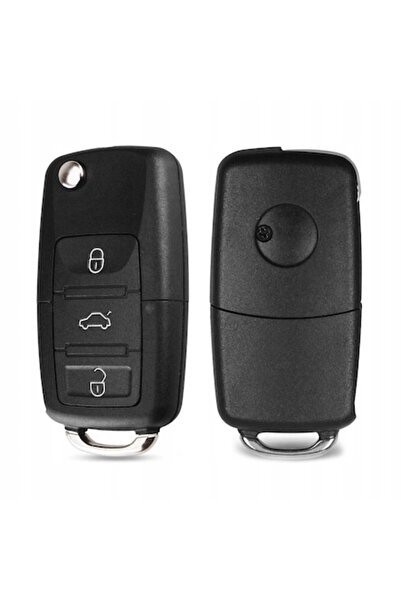 OEM Carcasă cheie rabatabilă cu 3 butoane pentru Volkswagen T5, Polo, Golf IV...