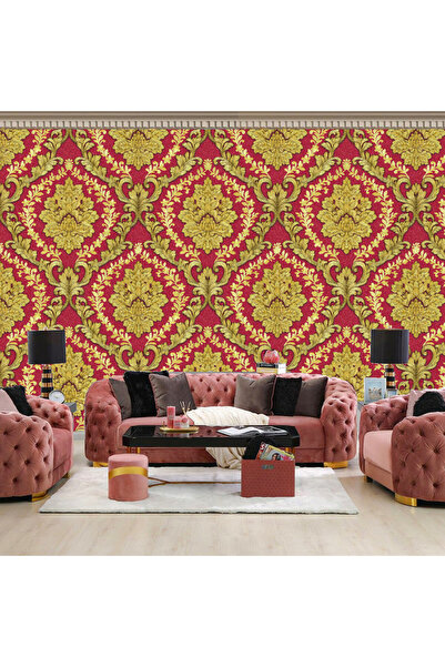 YALLA HomeGym Modern PVC Wallpaper 1 Roll For Living Room Bedroom Decor, 0.53m X 9.5m (510904)