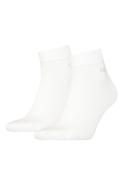 Calvin Klein , Set of short socks - 2 pairs, Optical white, 43-46