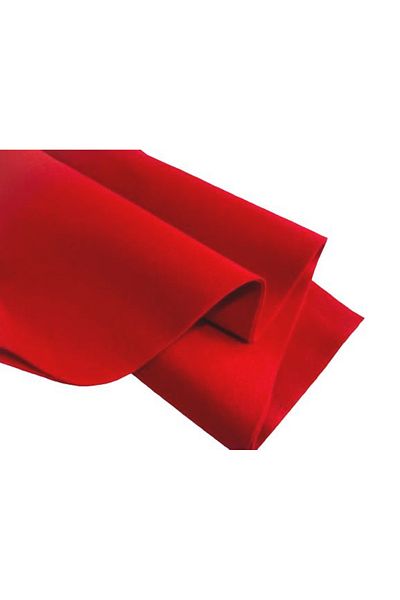 feltland Fetru/pasla din lana 100%, moale 1.2mm, 25*40cm - rosu