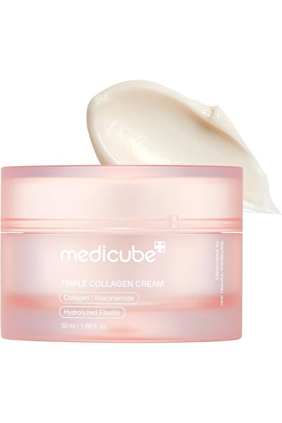 Medicube Collagen كريم الكولاجين الثلاثي - مرطب ومشد للبشرة، 1.69 أونصة