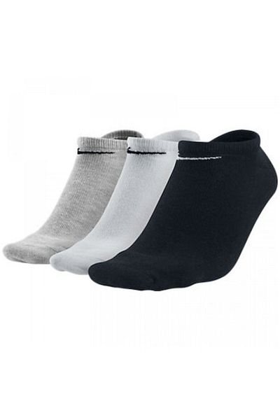 Nike - Set of 3 Unisex Very Short Socks, Multicolor, XL