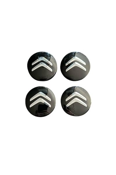 MAF Set 4 capace roti 58mm exterior, 56mm interior Citroen negre compatibil/inlocuitor janta aliaj