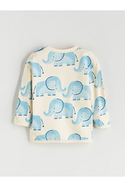 LC Waikiki Baskılı Erkek Bebek Sweatshirt ve Eşofman Alt 2'li