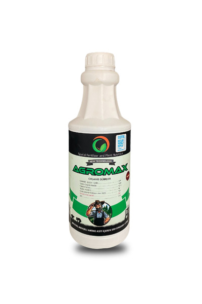 ORGÜB AGROMAX POTASYUM İÇERİKLİ SIVI ORGANİK GÜBRE BİTKİ BESLEME 1 LT.