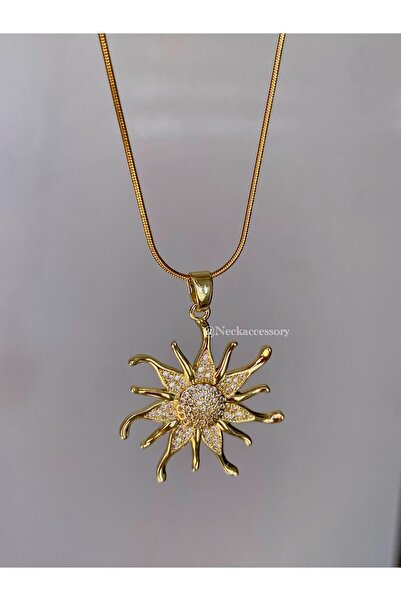 NECK ACCESSORY Çelik Güneş Model Kolye