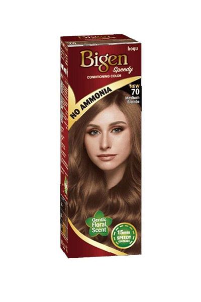 BİGEN hair dye for women no ammonia medium blonde 70