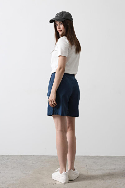 VAGGON Women's Indigo Cargo Pocket Shorts Vs00472