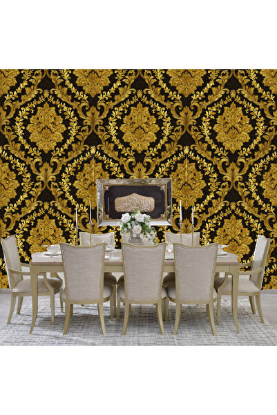 YALLA HomeGym Modern PVC Wallpaper 1 Roll For Living Room Bedroom Decor, 0.53m X 9.5m (510905)