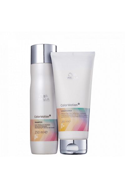 Wella Professionals Set pentru păr vopsit ColorMotion, șampon 250 ml + balsam 200 ml