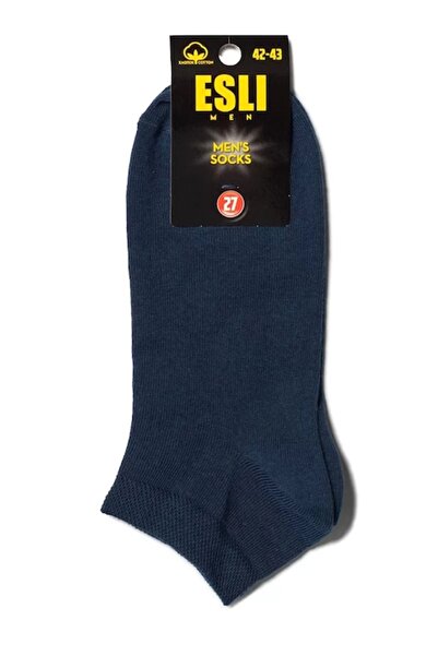 E EFRALL Men's Short Cotton Socks, Esli 000 - Grey, Size 44-45
