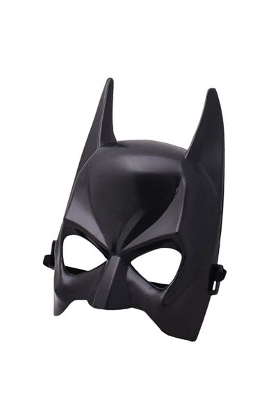 Depox Mască, Batman, plastic, 22 cm x 15 cm, neagră, mărime universală