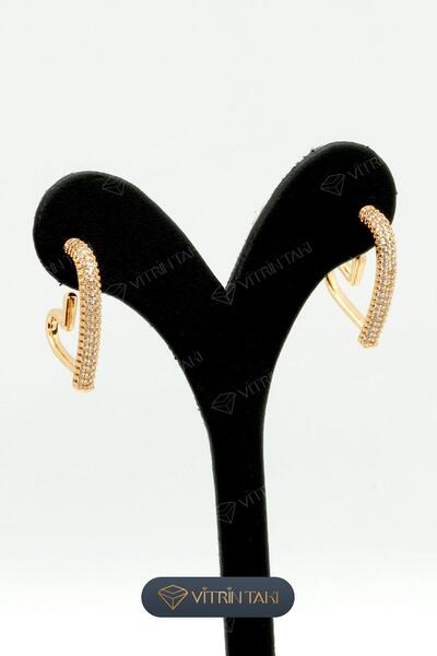 XUPING JEWELRY Kalp Figürlü Altın Renk Xuping Küpe