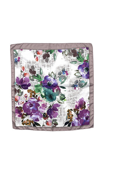 Sultan İpek وشاح / باندانا منقوشة بالزهور 48x48