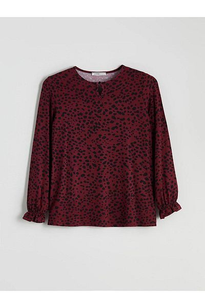 LC Waikiki Lcw Grace Crew Neck Patterned Blouse (W5)
