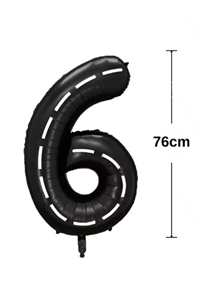 PARTİAVM 6 Years Old Cars Cars Lightning Mcqueen Race Car Concept Birthday Set Cake Balloon and Car Figure