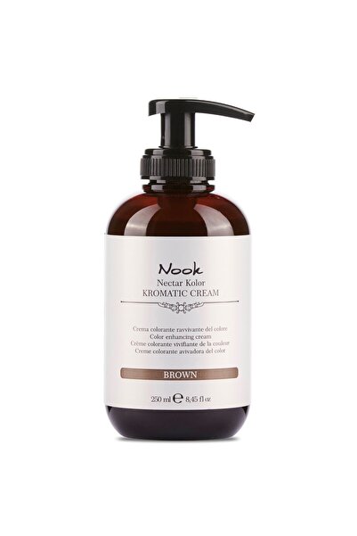 Nook Nectar Kolor Kromatic Renk Canlandırıcı Maske 250ml – Brown | Koyu Kumral & Kahve Tonları İçin Cila