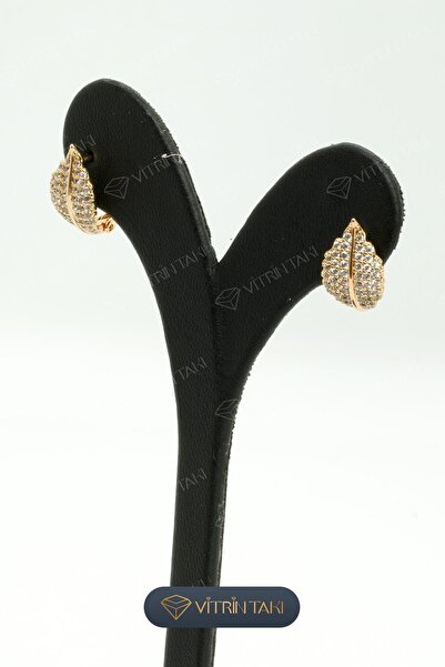 XUPING JEWELRY Taş Detaylı Altın Renk Xuping Küpe