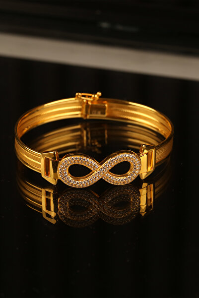 Çgk Çiğdem Gürel Kuyumculuk Sonsuzluk Altın Kelepçe Bilezik