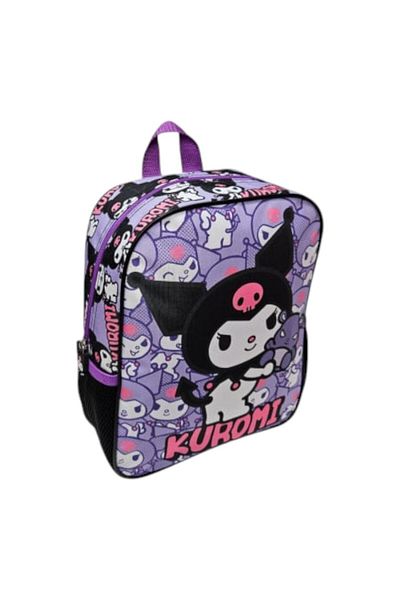 Hello Kitty Ghiozdan gradinita, 29x24x10 cm, bretele ajustabile si intarite, multicolor, Kuromi