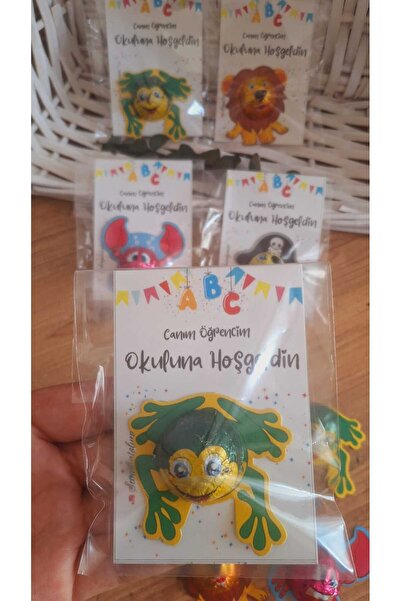 sevgiliatolyemm mutluluk getirmesi dileğiyle HAYVANLI ÇİKOLATA 10 ADET HER KO...