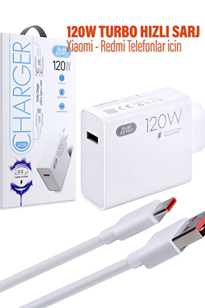 EXENAR Xiaomi Redmi Note 13 - Note 13 Pro 5G Turbo Hızlı Şarj Aleti 67W - 120W