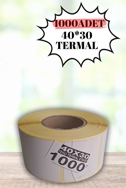 renk ata Etichetă termică 40x30, albă, neimprimată, 1000 bucăți