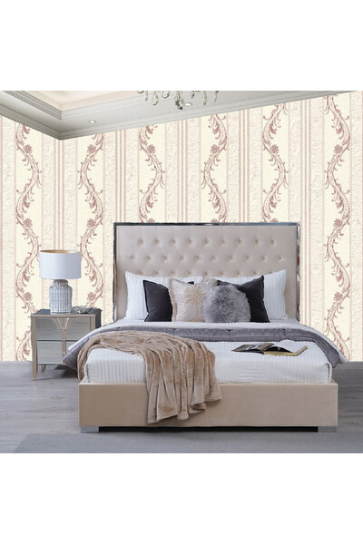 YALLA HomeGym Modern PVC Wallpaper 1 Roll For Living Room Bedroom Decor, 0.53m X 9.5m (510702)