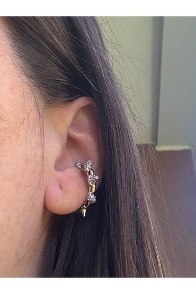 bijuxbymrv Double Color Studded Earcuff (Cartilage Earring)