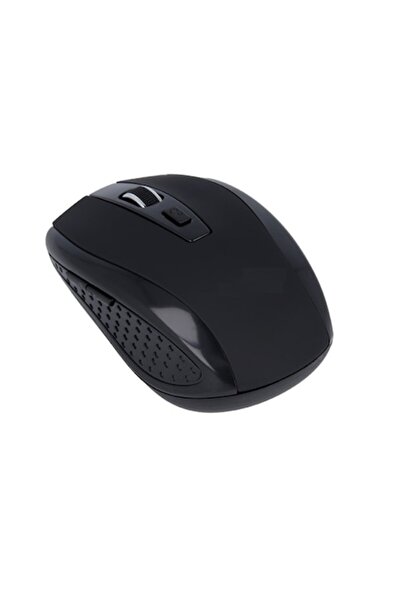 Bibilel Mouse optic wireless 2.4 GHz, 6 butoane, receptor nano USB, Negru