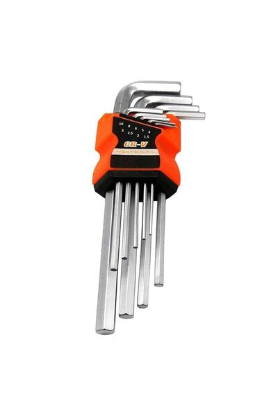Generic 9-piece hex key set