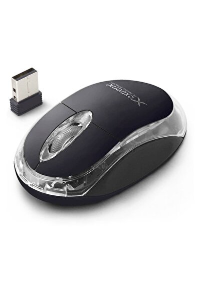 Extreme Mouse optic wireless 2.4 GHz, 1000 DPI, 3 butoane, receptor Nano USB, negru