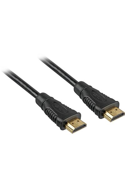 PremiumCord Cablu HDMI, mascul-mascul, 4K la 30Hz, calitate superioară, conectori placați cu aur, 10m, negru,